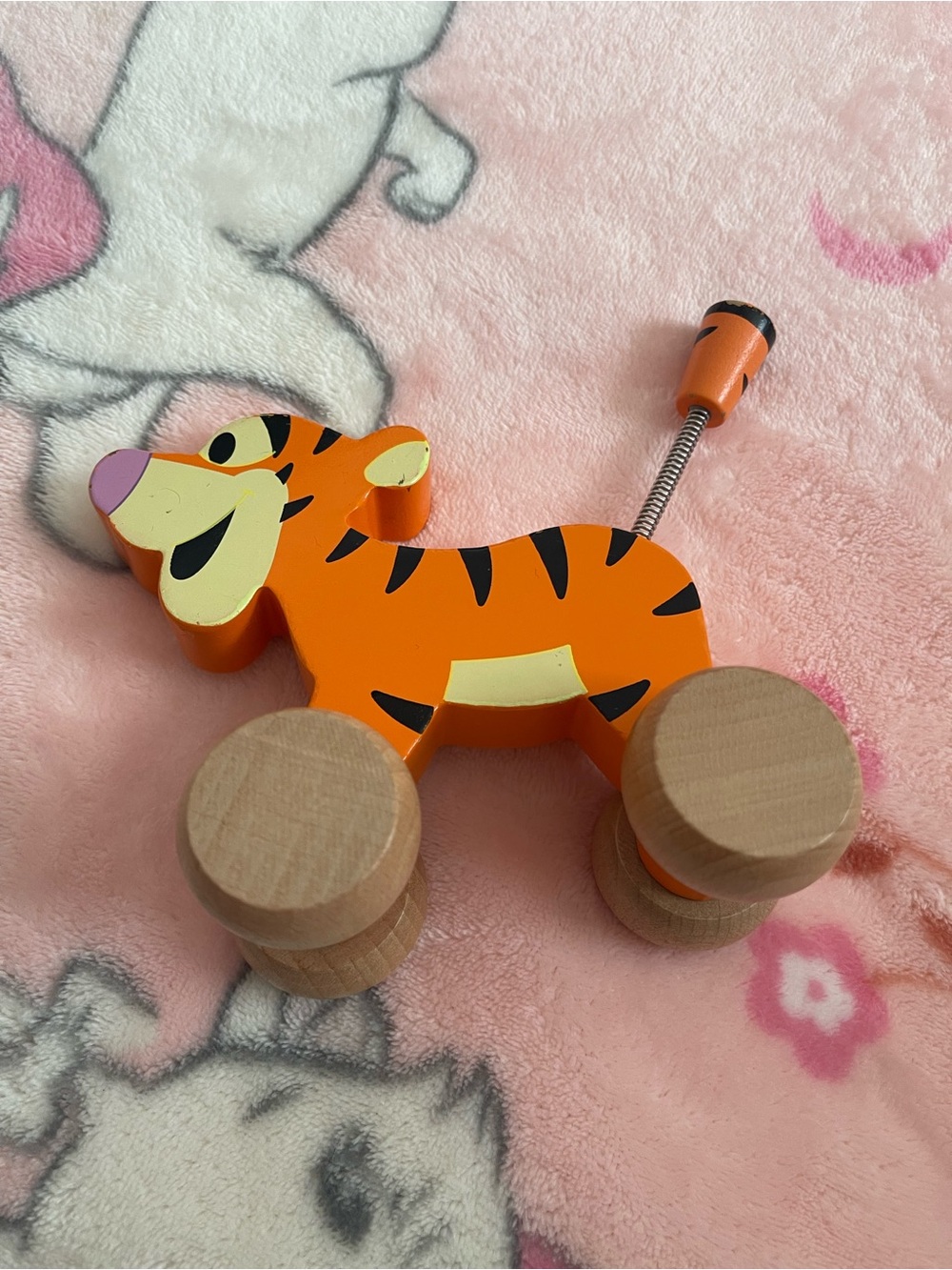 Disney Wooden Toys: Tigger with spring tail